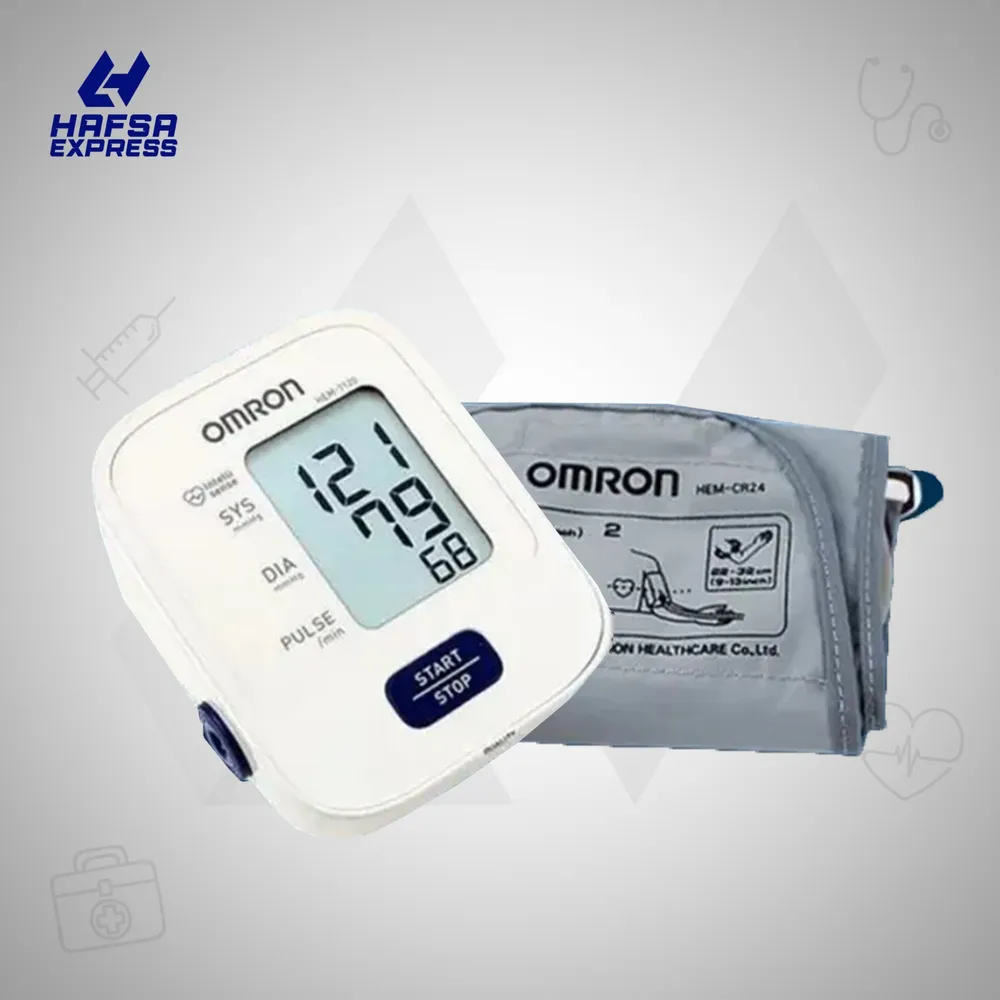 Omron HEM 7120 Upper Arm Automatic Blood Pressure Home BP Monitor-image